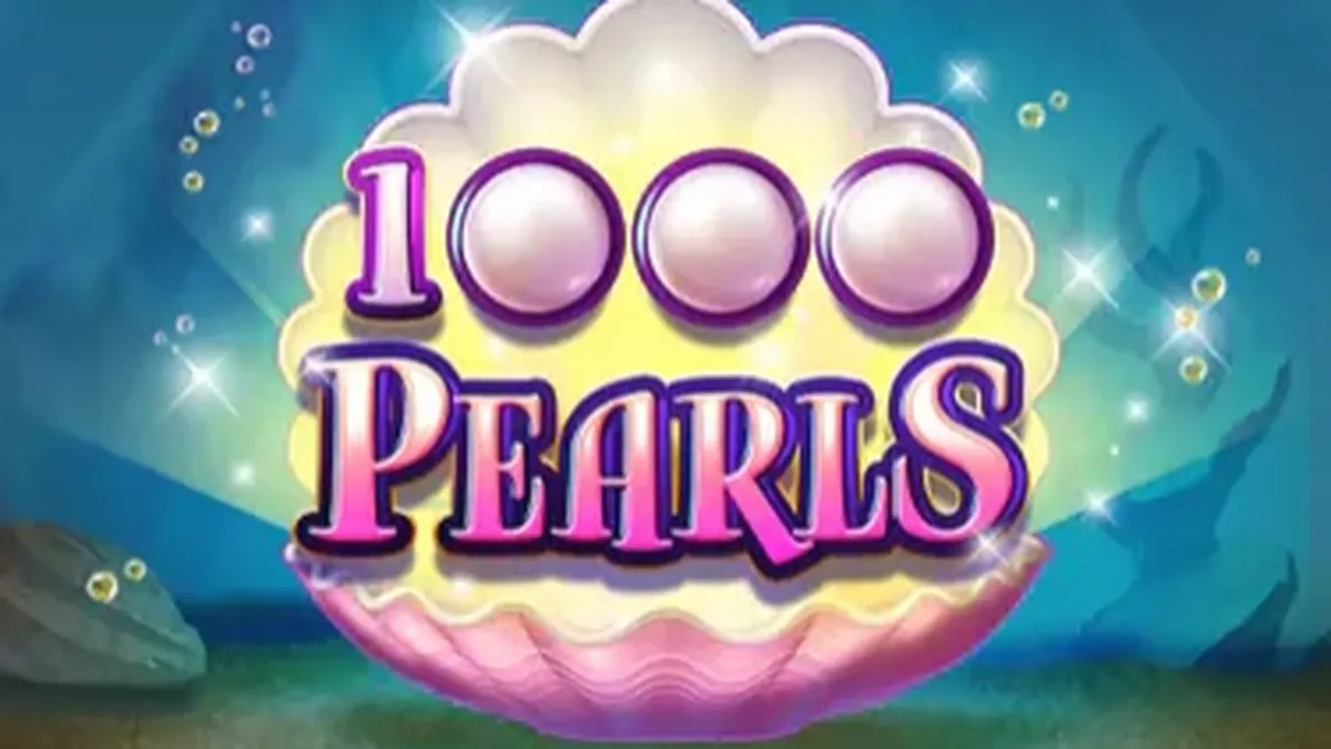 Interface do jogo de slot 1000 Pearls com temática subaquática